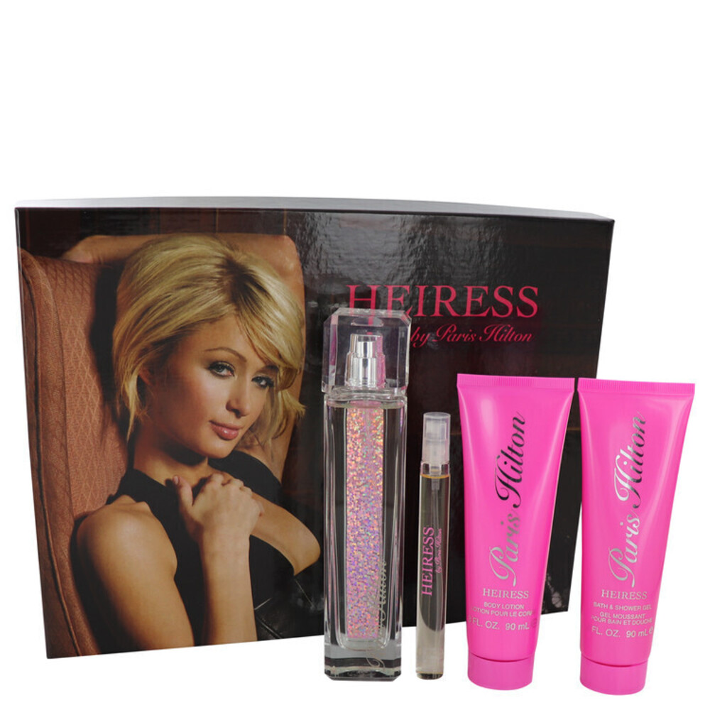 Paris Hilton Heiress by Paris Hilton Gift Set -- 3.4 oz Eau De Parfum Spay + .34